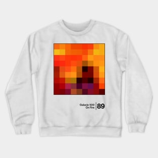 On Fire / Minimalist Graphic Artwork Design Crewneck Sweatshirt